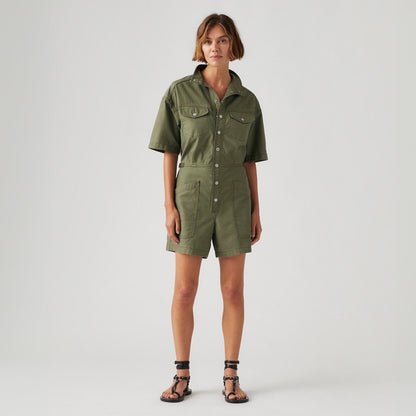 Levi's® Women's Short-Sleeve Surplus Romper