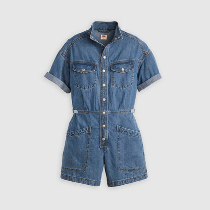 Levi's® Women's Short-Sleeve Surplus Romper